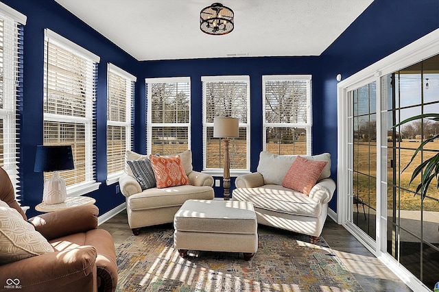 interior space with plenty of natural light