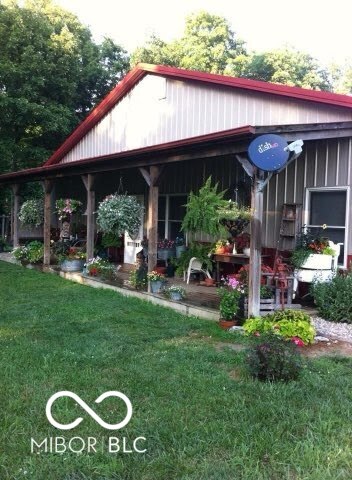 view of property's community with a yard