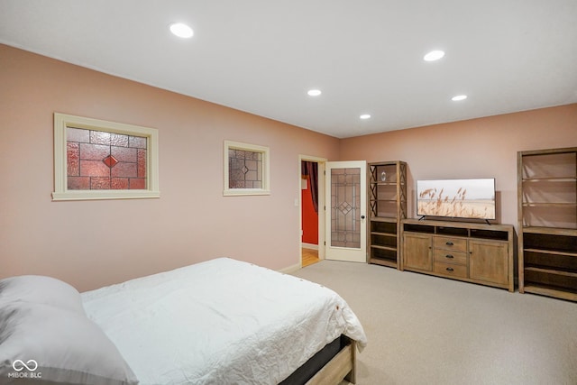 286 S Woodridge Dr, Pittsboro, IN 46167 - bedroom with recessed lighting, carpet floors, and baseboards