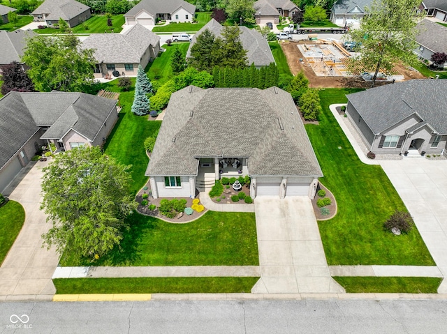 286 S Woodridge Dr, Pittsboro, IN 46167 - aerial perspective of suburban area