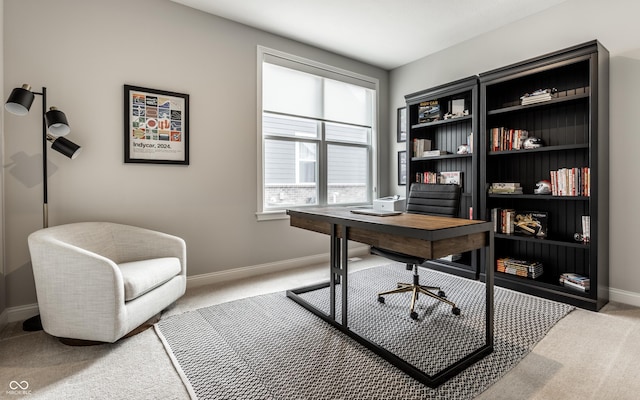 804 Whispering Oaks Dr, Carmel, IN 46032 - office with light colored carpet and baseboards