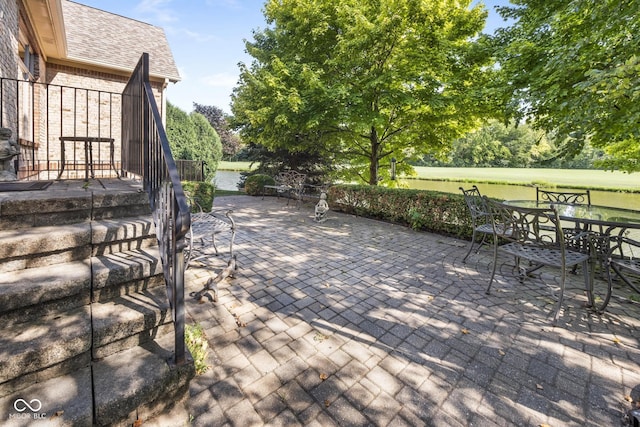 view of patio / terrace featuring outdoor dining area