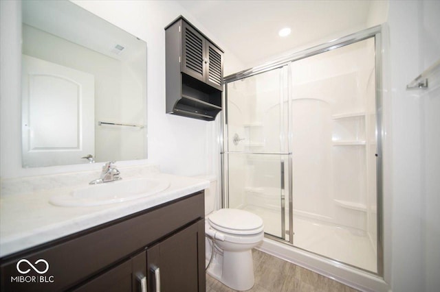 10202 Meadow Path Ln, Indianapolis, IN 46239 - full bath with a shower stall, vanity, and toilet