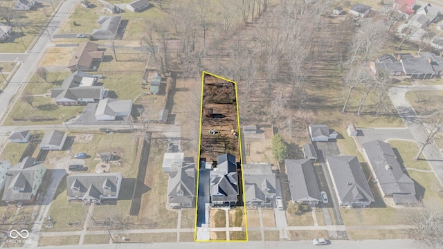 drone / aerial view featuring a residential view