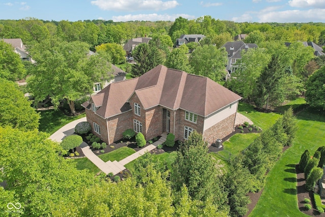 aerial view of property and surrounding area