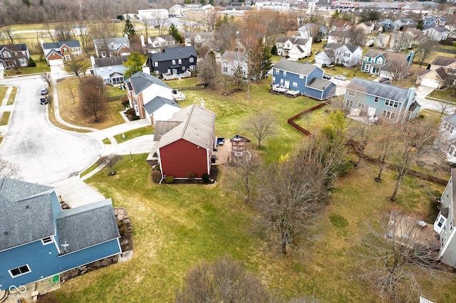 birds eye view of property featuring a residential view