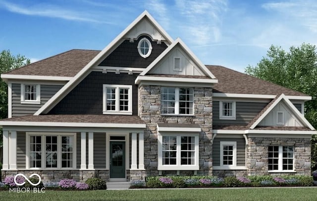 craftsman-style house featuring a shingled roof