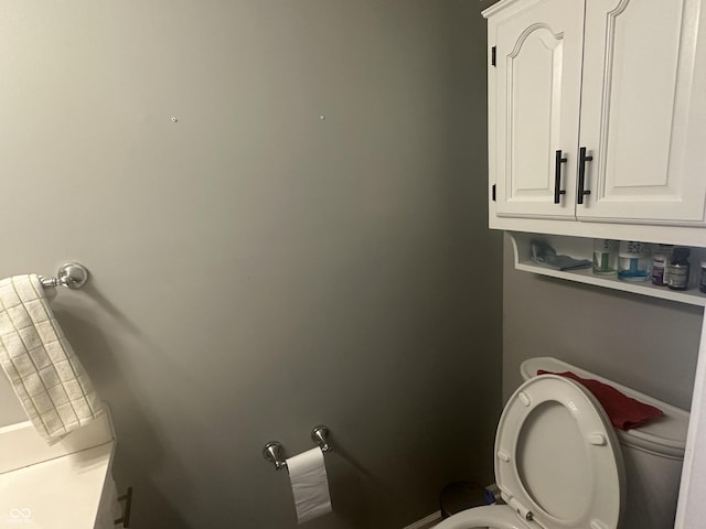 bathroom with toilet