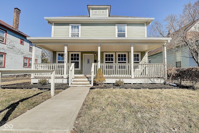 2308 Nowland Ave, Indianapolis, IN 46201 - american foursquare style home with covered porch