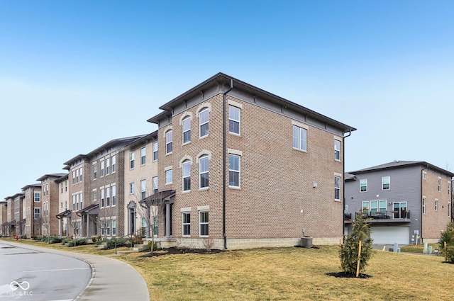 view of property featuring central AC