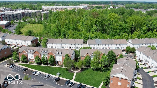 drone / aerial view featuring a residential view