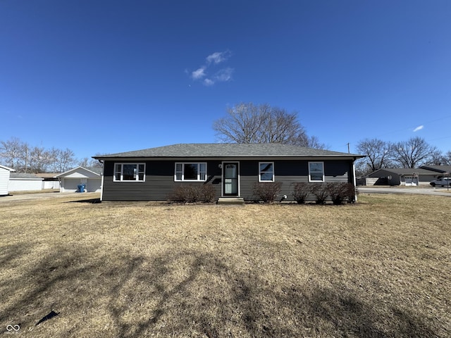 view of ranch-style home