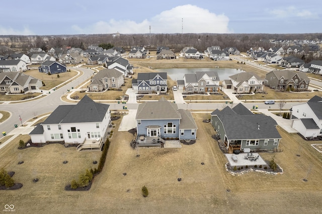 bird's eye view featuring a residential view