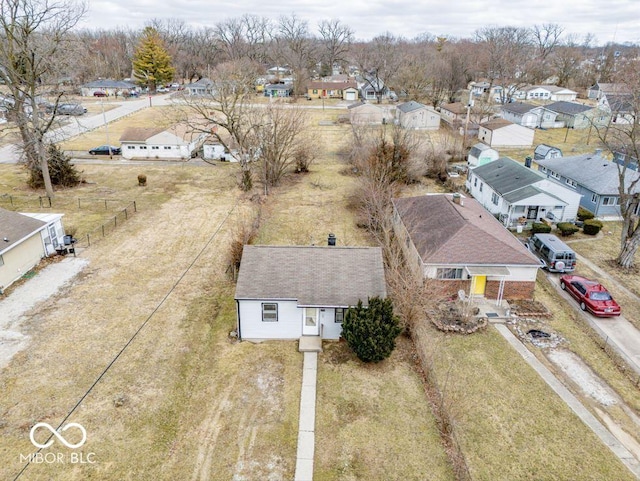 drone / aerial view featuring a residential view