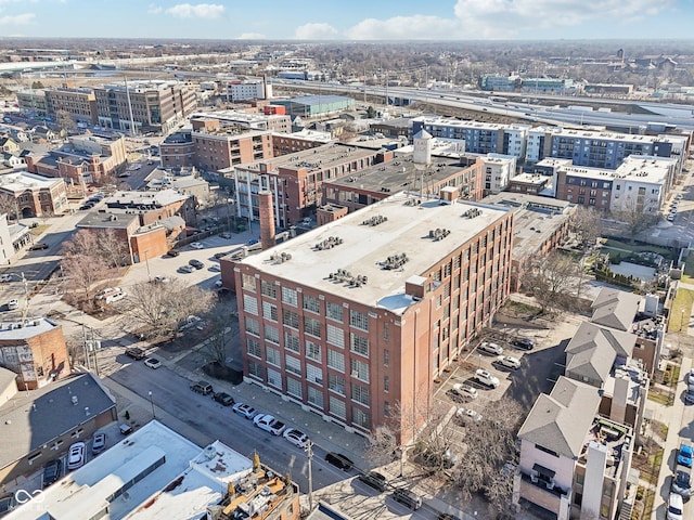 aerial view featuring a view of city