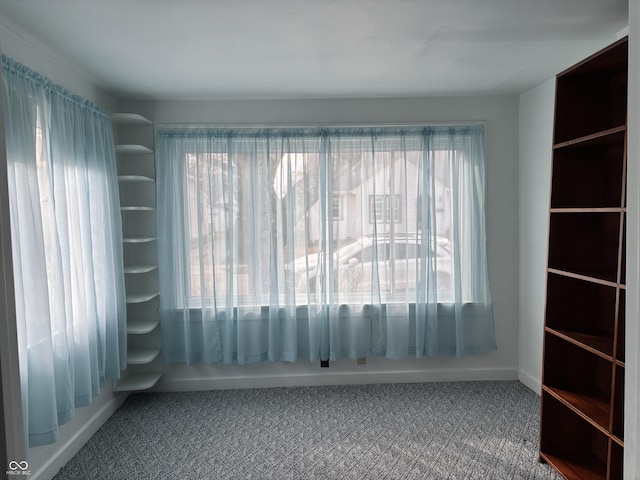 spare room featuring plenty of natural light