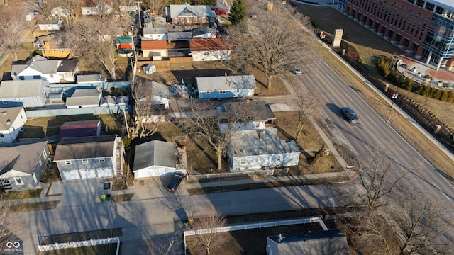 birds eye view of property featuring a residential view