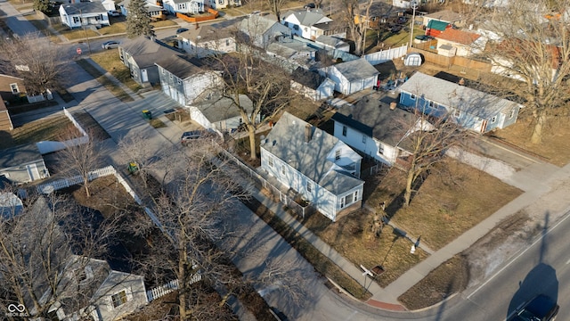 drone / aerial view featuring a residential view