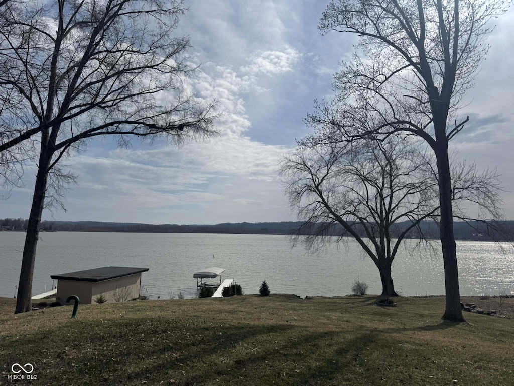 view of water feature