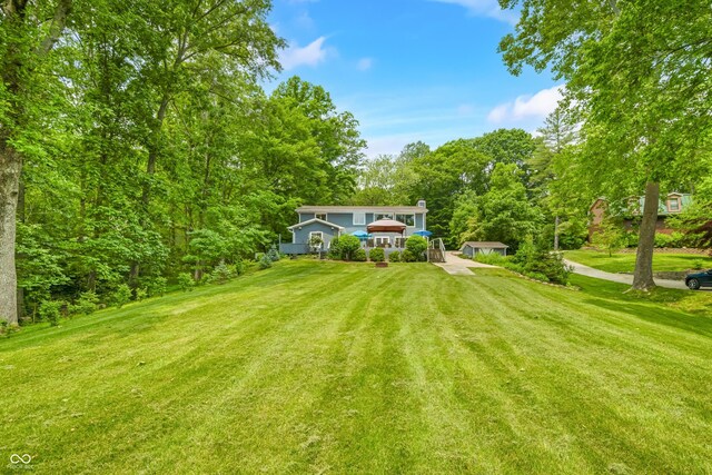 7600 N Blue Heron Dr, Unionville, IN 47468 - view of green lawn