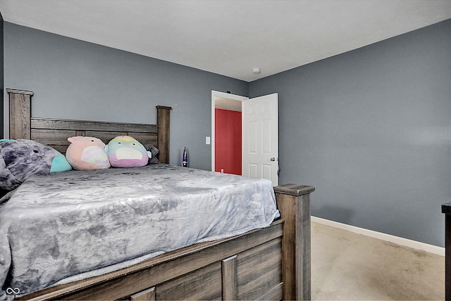 bedroom featuring baseboards