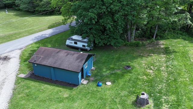 9191 W Mt Carmel Rd, Gosport, IN 47433 - view from above of property