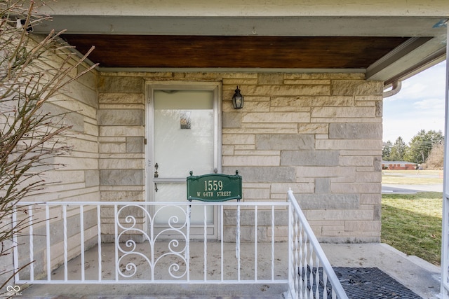 view of entrance to property