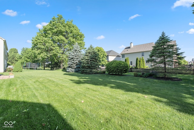 11866 Weathered Edge Dr, Fishers, IN 46037 - view of yard with a trampoline
