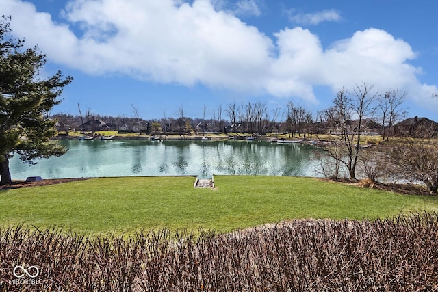 view of water feature