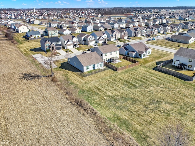 drone / aerial view featuring a residential view