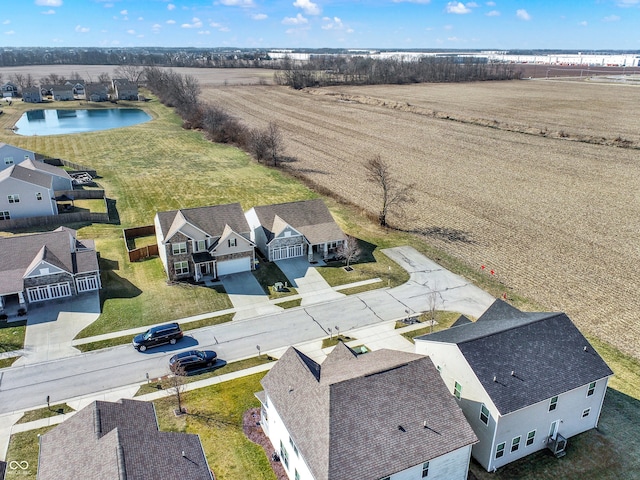 drone / aerial view featuring a residential view