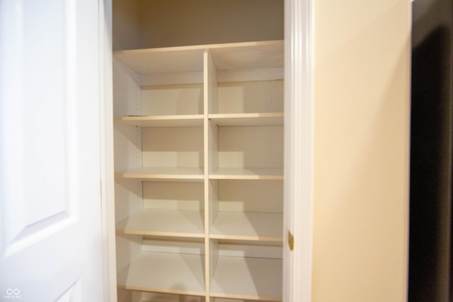 view of closet