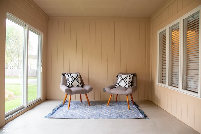 view of sitting room