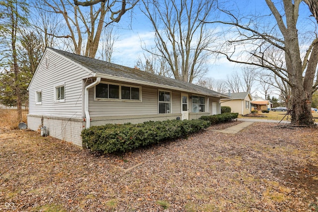 ranch-style home with brick siding