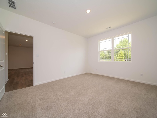 1366 Foxtail Ln, Greenwood, IN 46143 - spare room with carpet flooring and recessed lighting