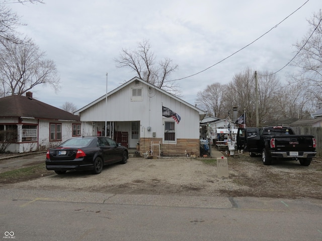 view of bungalow-style house