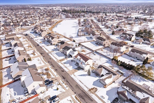 birds eye view of property featuring a residential view