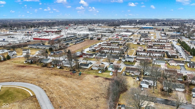 bird's eye view featuring a residential view