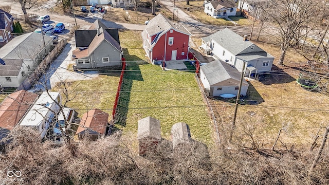 birds eye view of property featuring a residential view