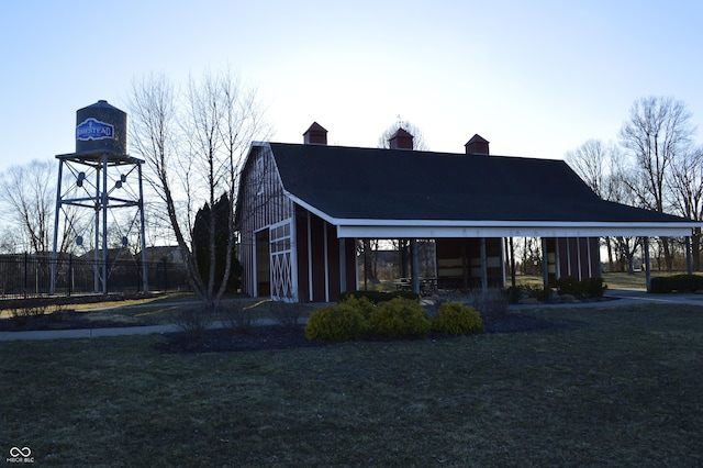 view of community with a yard