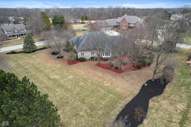 drone / aerial view featuring a residential view