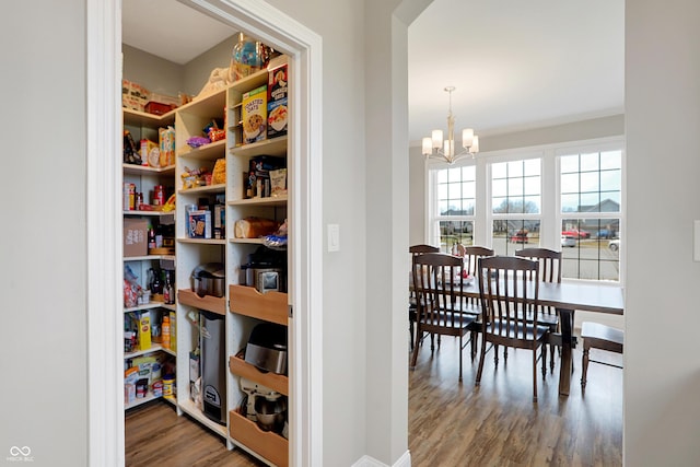 view of pantry