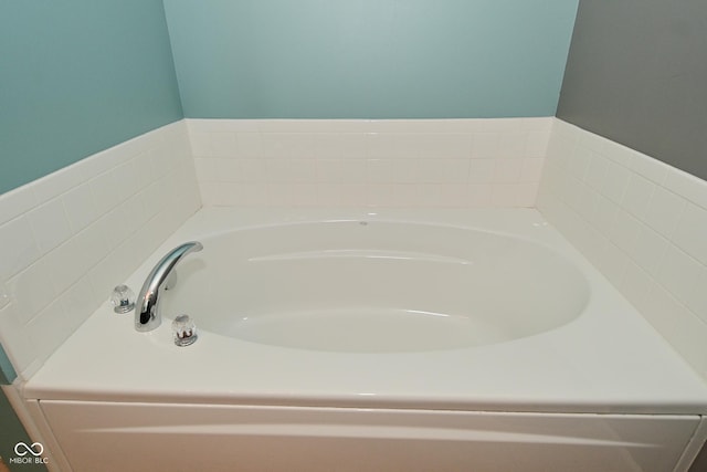 full bath featuring a garden tub