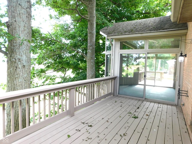 1229 E Tara Rd, Greensburg, IN 47240 - view of wooden terrace
