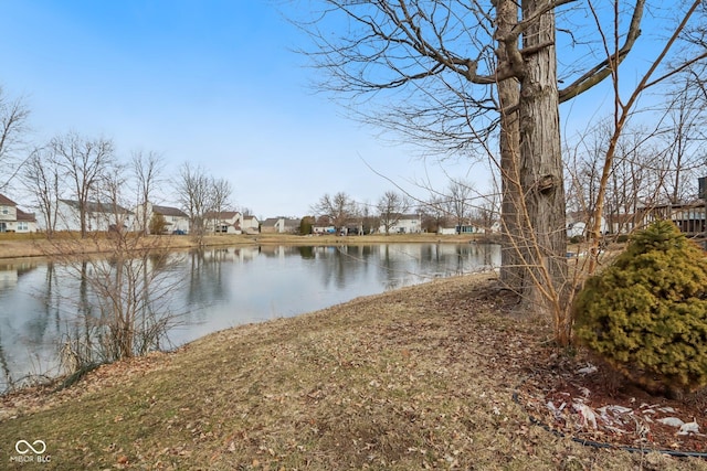 view of water feature featuring a residential view