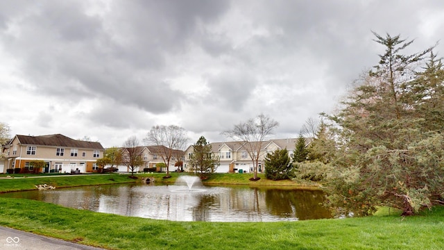 water view with a residential view