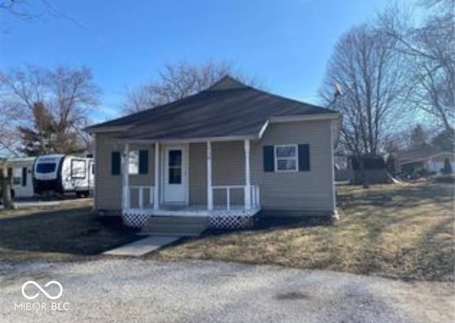 bungalow with a porch