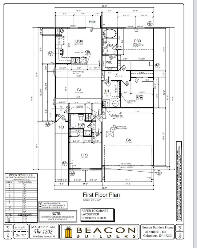 view of layout