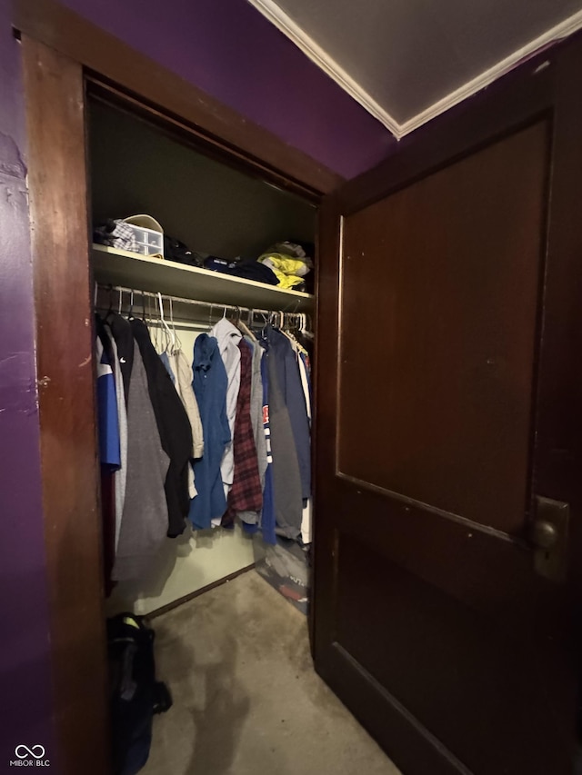 view of closet