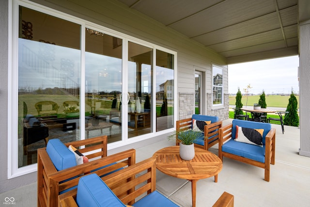 view of patio / terrace featuring outdoor dining area